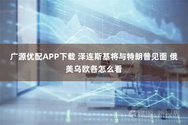 广源优配APP下载 泽连斯基将与特朗普见面 俄美乌欧各怎么看